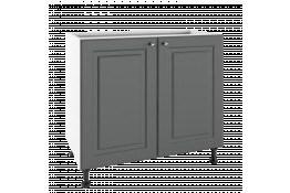 Нижний кухонный шкаф РО 90/2 BELLA GRAPHITE SUPER MAT